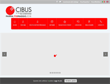 Tablet Screenshot of cibus.it