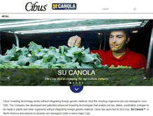 Tablet Screenshot of cibus.com